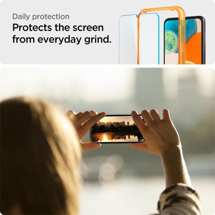 Spigen - [2-pack] Spigen Galaxy S23 FE Härdat Glas Skärmskydd