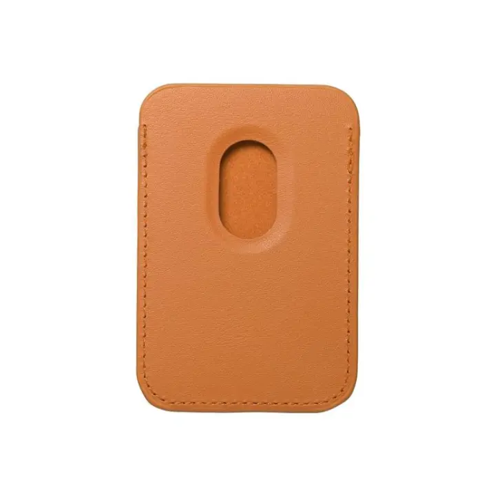 A-One Brand - Magsafe Korthållare Läder - Orange