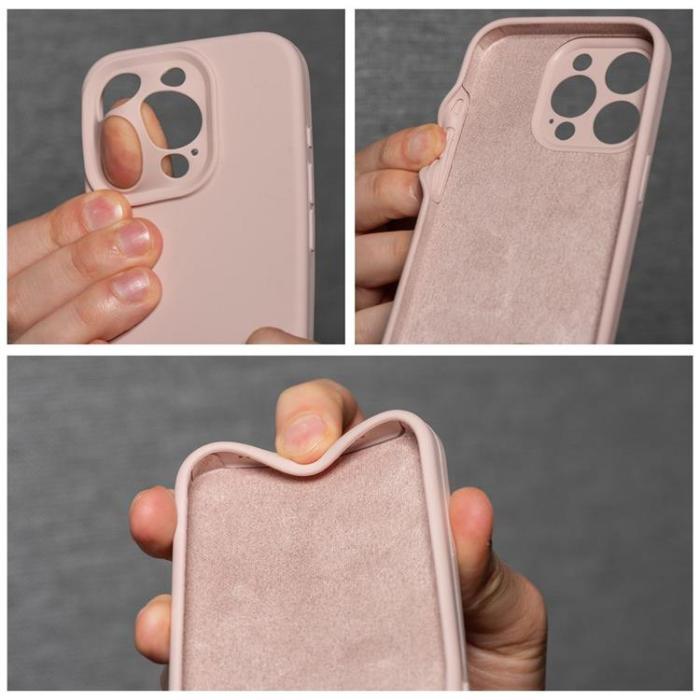 A-One Brand - iPhone 16 Mobilskal Silikon 2mm - Sand Rosa