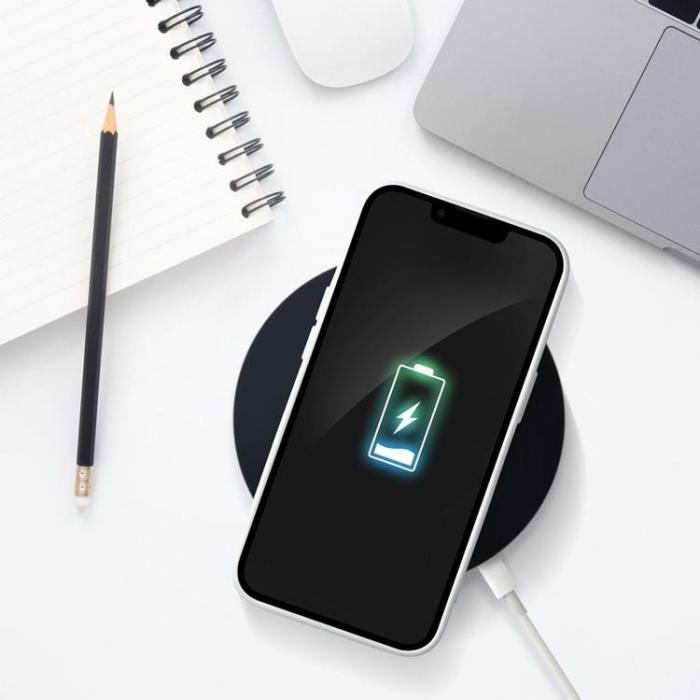 A-One Brand - iPhone 16 Plus Mobilskal Korthållare - Vit