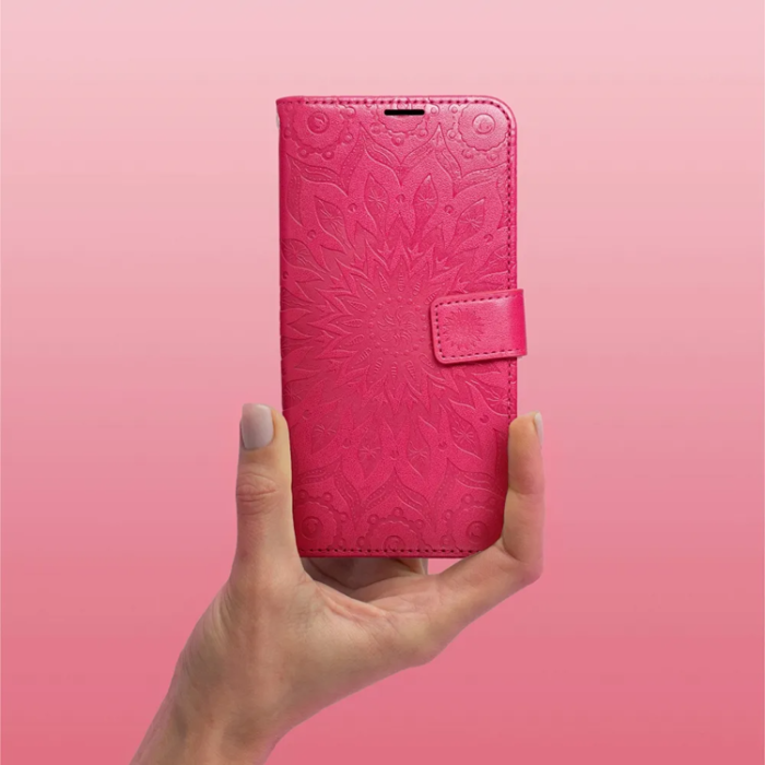 A-One Brand - Galaxy S25 Plus Plånboksfodral Mezzo - Mandala Magenta