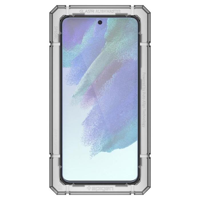 Spigen - Spigen 2-Pack Alm Glas.Tr Härdat Glas Skärmskydd Galaxy S21 FE