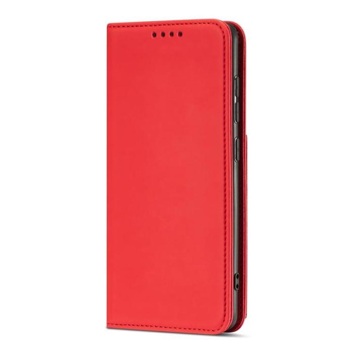 A-One Brand - Galaxy A12 5G (2020/2021) Plånboksfodral Magnet Stand - Röd