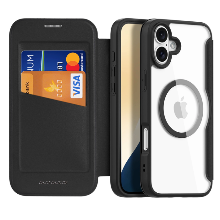 Dux Ducis - Dux Ducis iPhone 16 Plånboksfodral Magsafe Skin X Pro