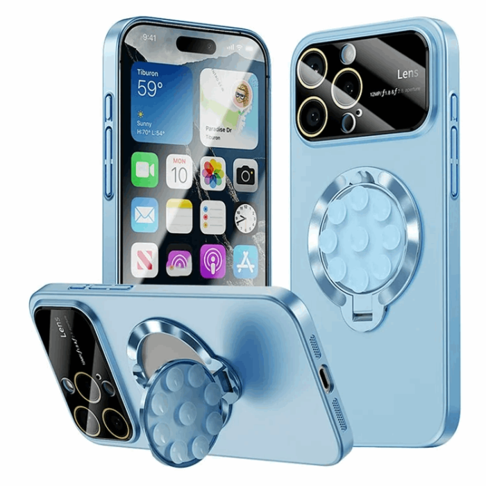 A-One Brand - iPhone 14 Pro Max Mobilskal Magsafe Sugkopphållare Kickstand