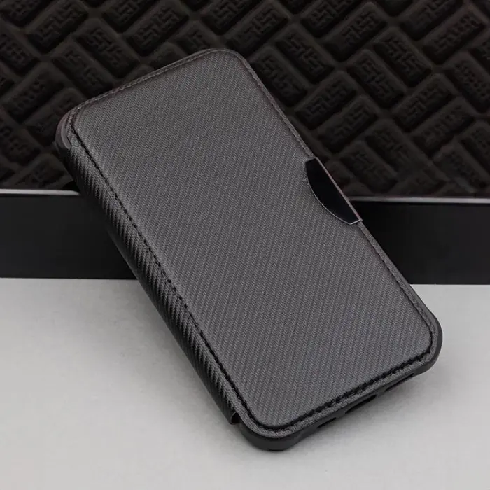 A-One Brand - Galaxy A25 5G Plånboksfodral Smart Carbon - Svart