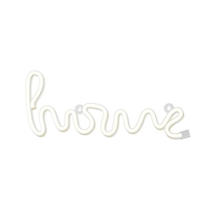 Forever Light - Forever Light LED Neon HOME Bat + USB FLNE21 - VarmVit