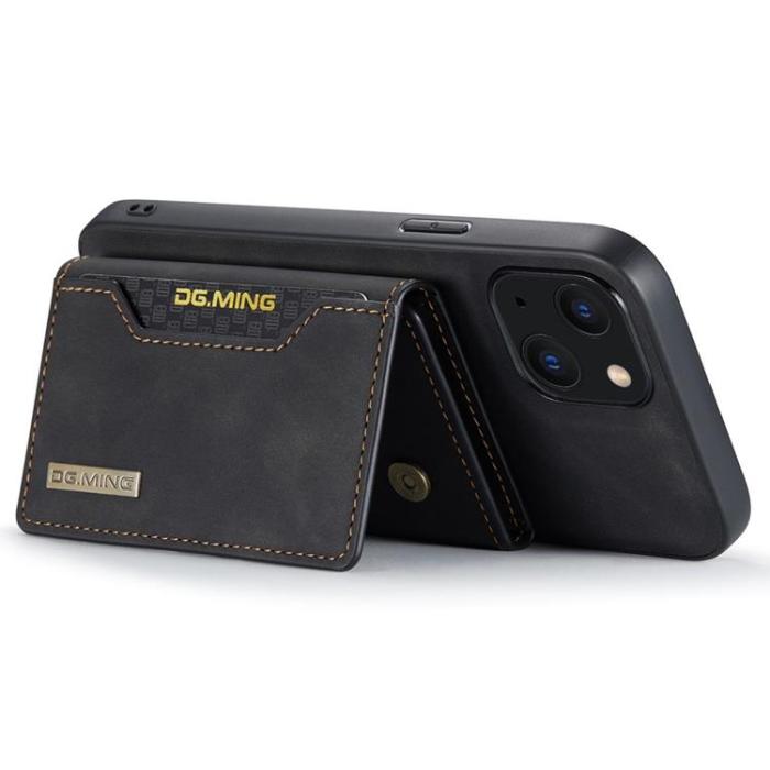 DG.MING - DG.MING iPhone 14 Plånboksfodral M2 Detachable 2in1 - Svart