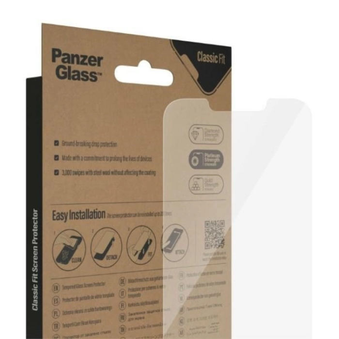 PanzerGlass - PanzerGlass iPhone 14/13 Pro/13 Härdat Glas Skärmskydd Classic Fit