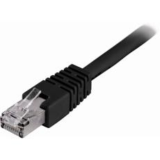 UTGATT1 - DELTACO F/UTP Cat6 patchkabel 15m, svart
