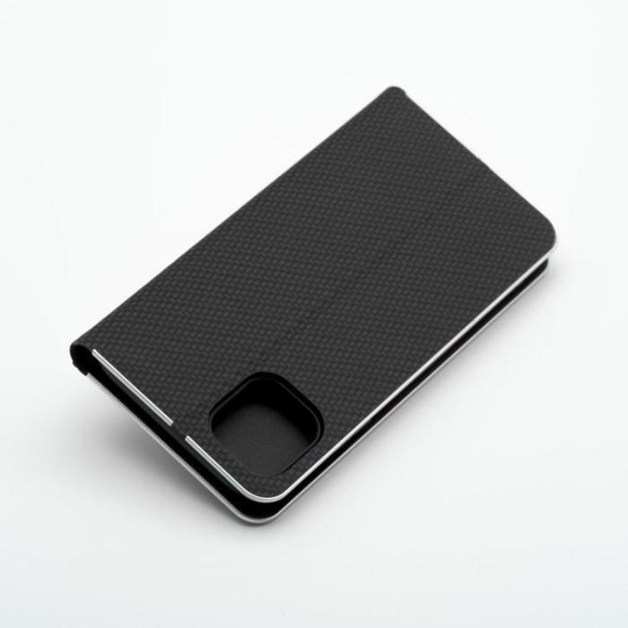 A-One Brand - iPhone 16 Plånboksfodral Luna Carbon - Svart