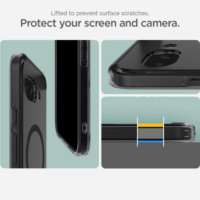 Spigen - Spigen Google Pixel 9a Mobilskal Magsafe Ultra Hybrid - Frost Svart