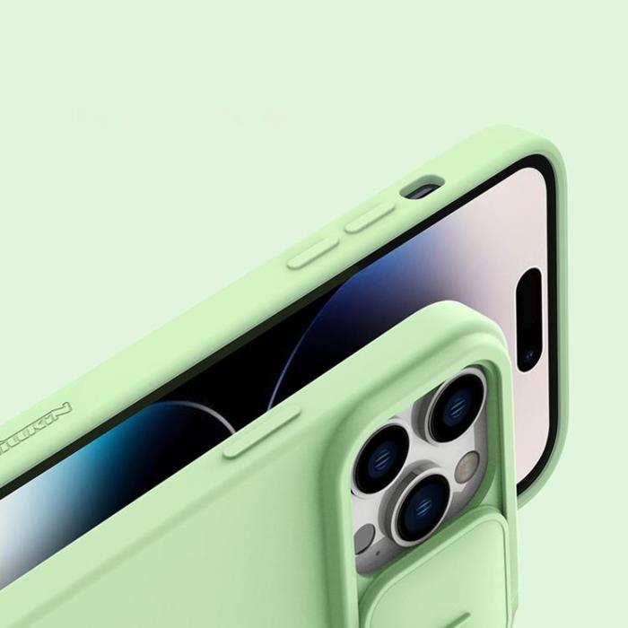 Nillkin - Nillkin iPhone 14 Pro Skal CamShield Silky Silicone - Svart