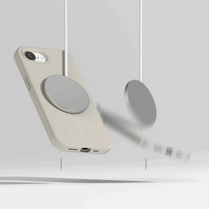 Ringke - Ringke iPhone 16e Mobilskal Magsafe Silikon Magnetic - Stone