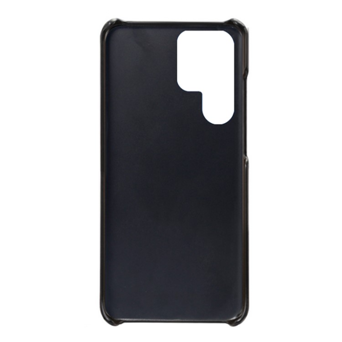 A-One Brand - Galaxy S23 Ultra Skal Korthållare Dual PU-Läder - Svart
