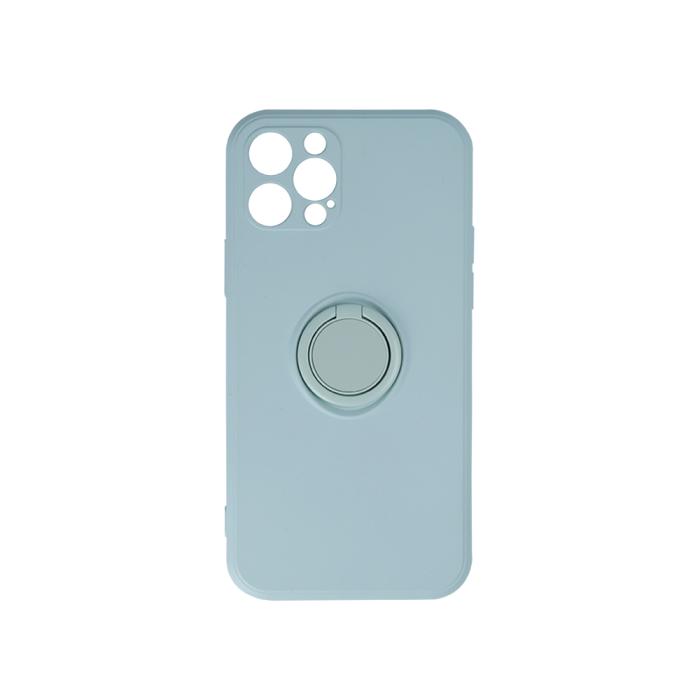 OEM - iPhone 13 Skal med Fingerstöd - Ljusgrön