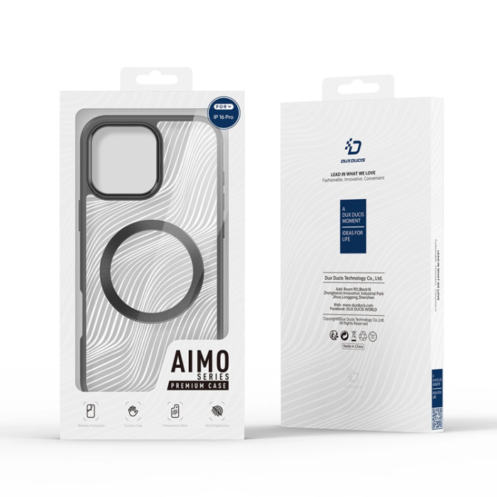 Dux Ducis - Dux Ducis iPhone 16 Pro Mobilskal Magsafe Aimo - Svart