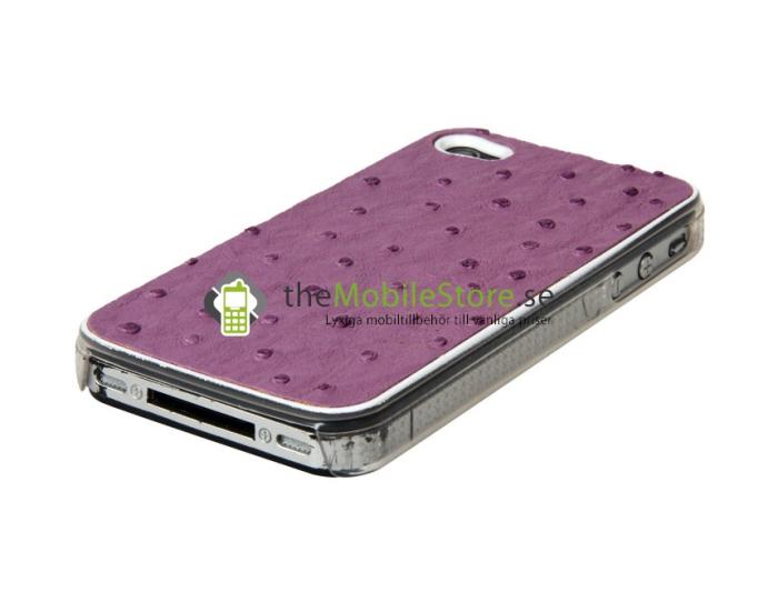 A-One Brand - Baksideskal till Apple iPhone 4S/4 (OSTRIG LILA)