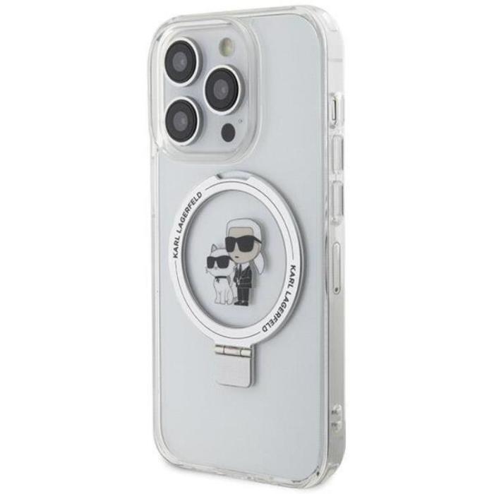 KARL LAGERFELD - Karl Lagerfeld iPhone 13 Pro/13 Mobilskal MagSafe Ringställ