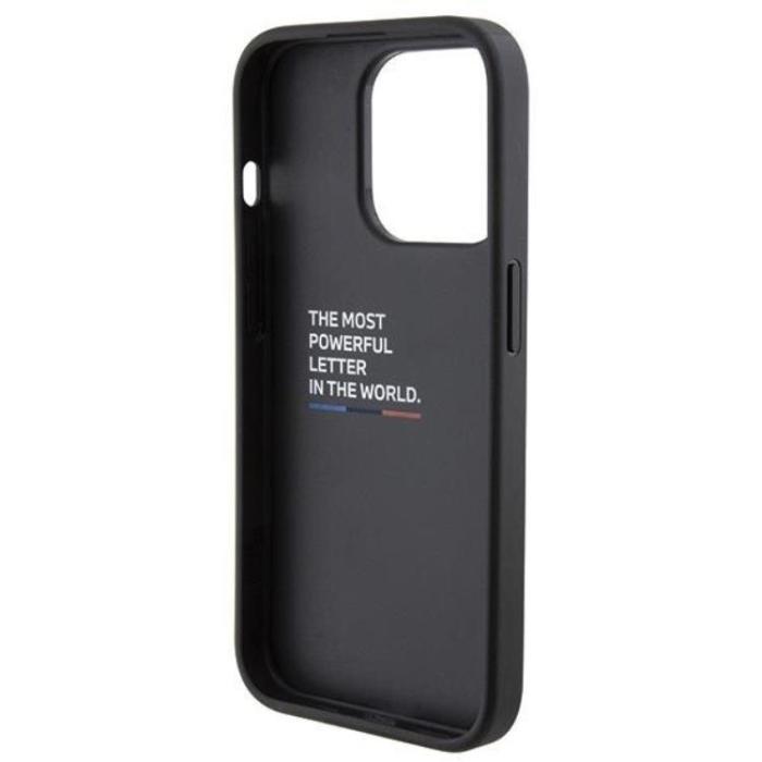BMW - BMW iPhone 15 Pro Mobilskal Grip Stand Smooth & Perforated