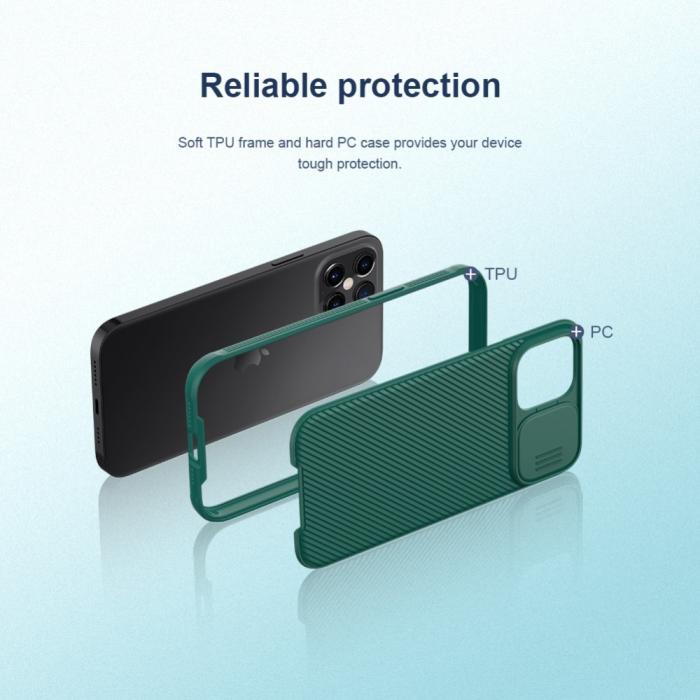 Nillkin - NILLKIN CamShield mobilskal iPhone 12 Pro Max Skal - Svart