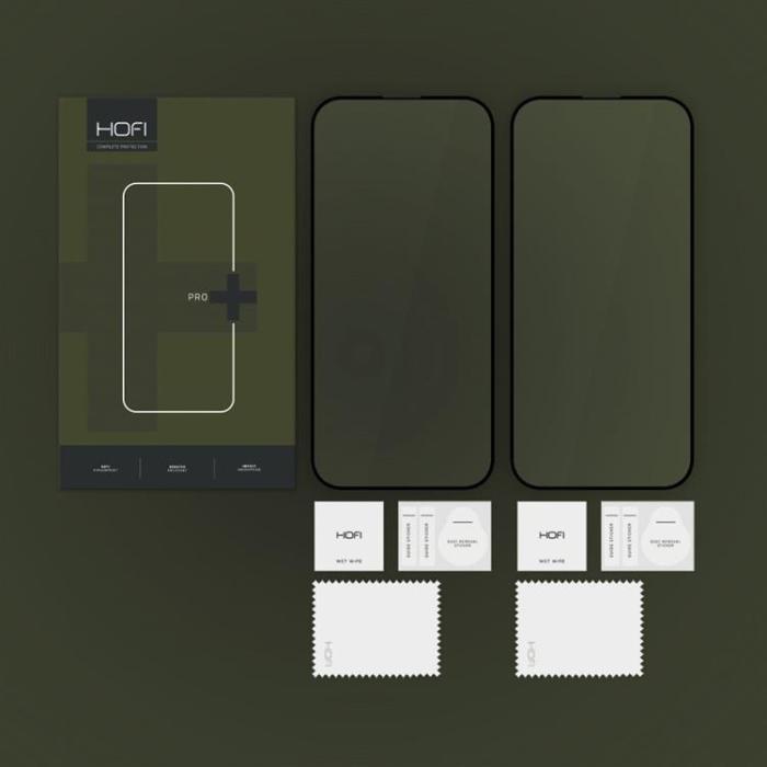 Hofi - HOFI [2-Pack] iPhone 16 Pro Max Härdat Glas Skärmskydd Pro Plus
