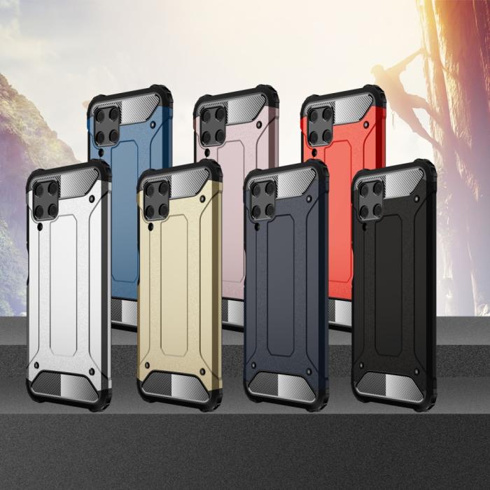 A-One Brand - Tough Armor Mobilskal Galaxy A22 4G - Rose Gold