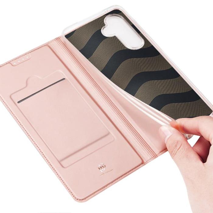 Dux Ducis - Dux Ducis Galaxy A35 5G Plånboksfodral Skin Pro med Flap - Rosa