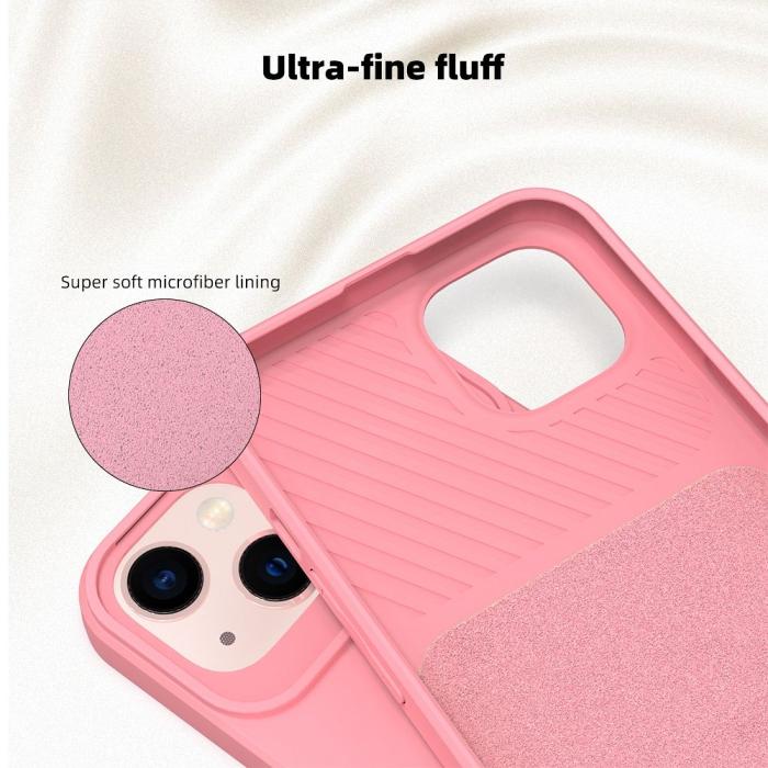 OEM - SLIDE skal för iPhone 14 Plus i ljusrosa