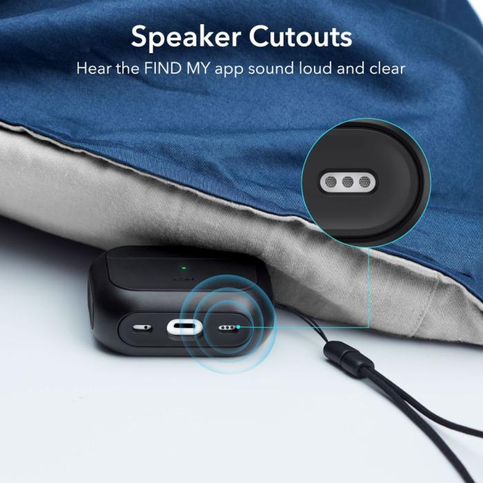 ESR - ESR Magsafe Airpods Pro 1/2 Skal Orbit Halolock - Svart