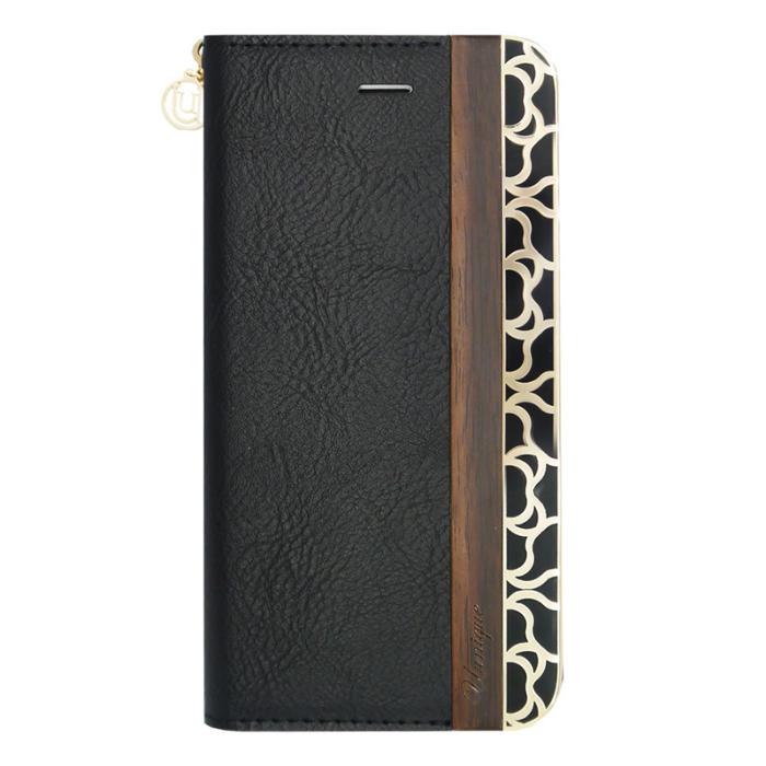 Uunique - Uunique Wooden Folio iPhone 6S Black