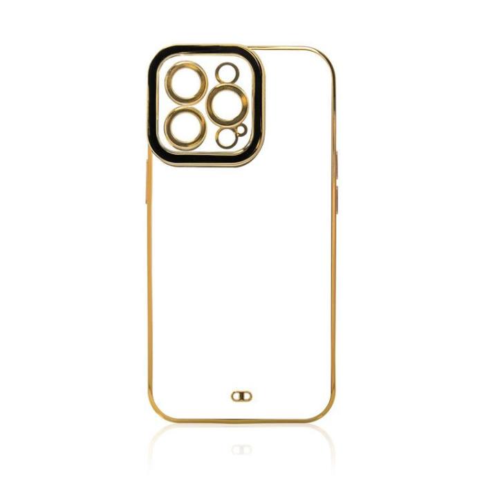 A-One Brand - Galaxy A12 Skal Gold Frame - Svart