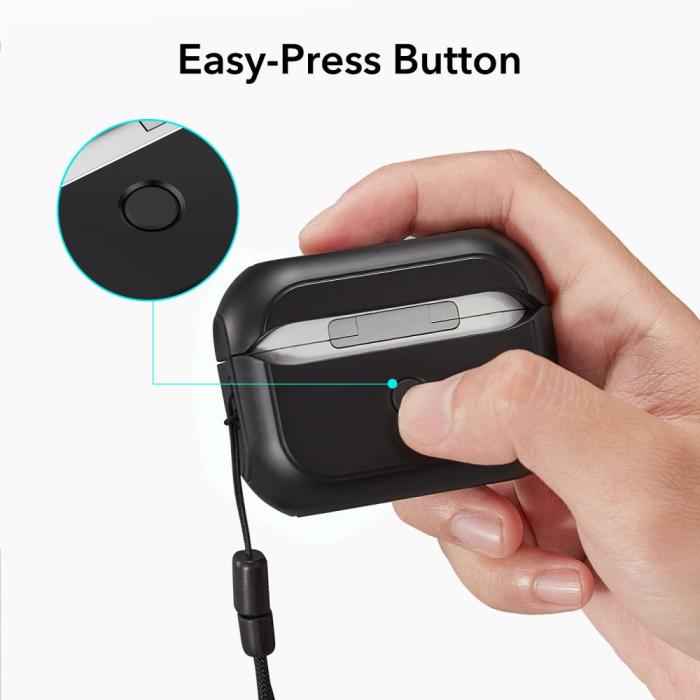 ESR - ESR Magsafe Airpods Pro 1/2 Skal Orbit Halolock - Svart