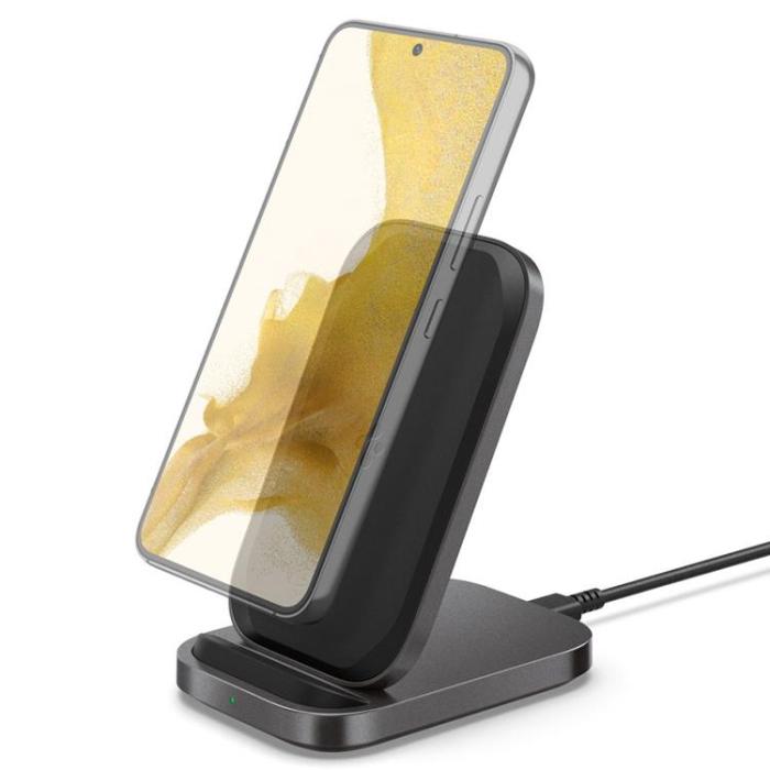 Spigen - Spigen Trådlös Laddare 15W Arcfield För Samsung-Produkter - Svart