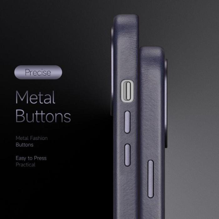 Boom of Sweden - BOOM iPhone 14 Plus Skal Magsafe Äkta Läder - Lila
