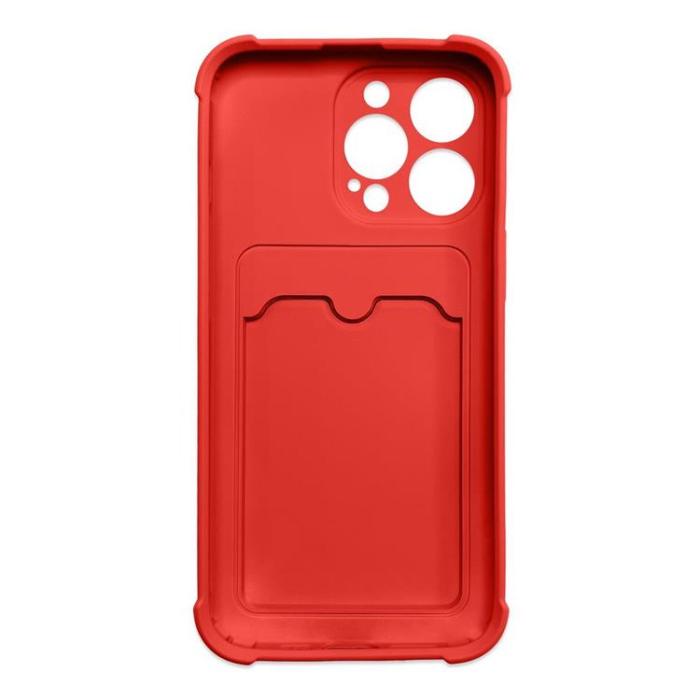 OEM - Armor Korthållare Skal iPhone 12 Pro Max - Röd