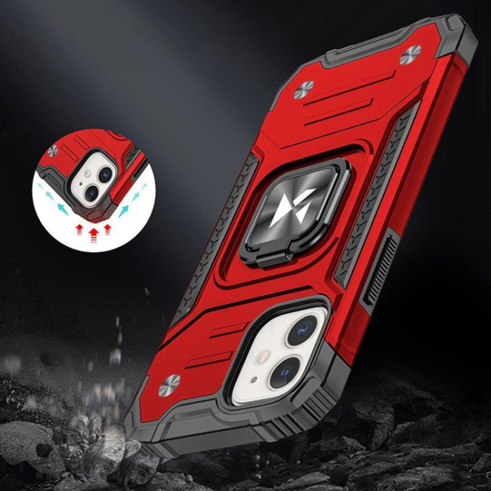 Wozinsky - Wozinsky iPhone 14 Mobilskal Ringhållare Armor - Röd