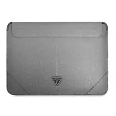 Guess - Guess Datorfodral 13/14'' Saffiano Triangle Logo - Silver
