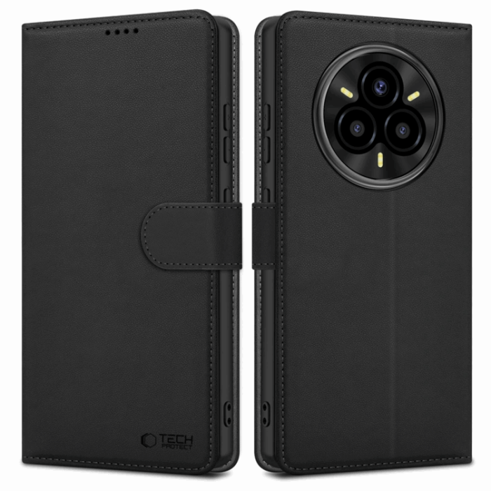Tech-Protect - Tech-Protect Realme 14 Pro 5G Plånboksfodral - Matt Svart