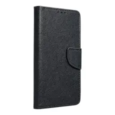 A-One Brand - P8 Lite (2017) Plånboksfodral Fancy Eco Läder - Svart