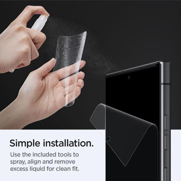 Spigen - Spigen [2-PACK] Galaxy S23 Ultra Skärmskydd Hydrogel