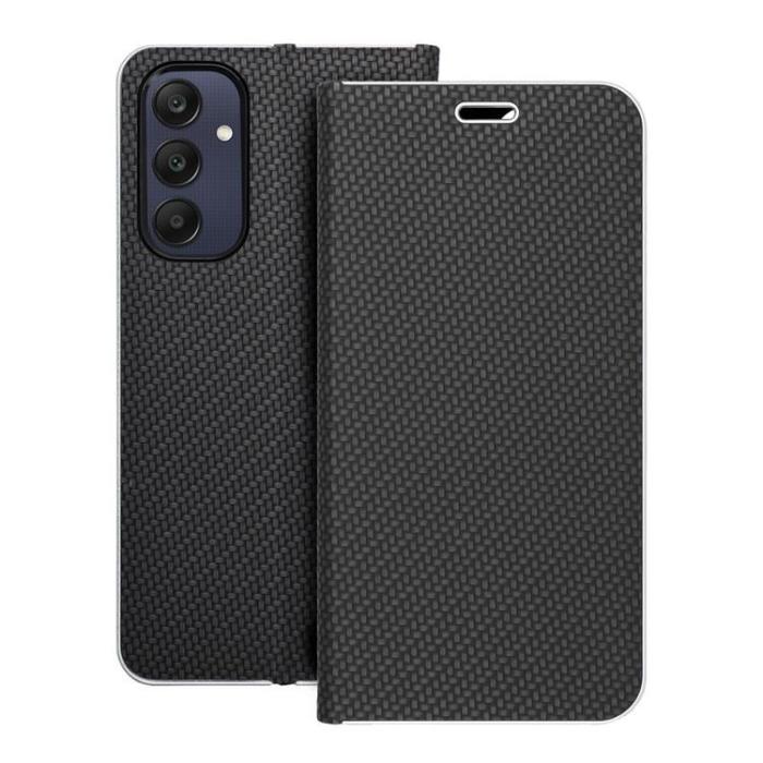 A-One Brand - Galaxy A25 5G Plånboksfodral Luna Carbon - Svart