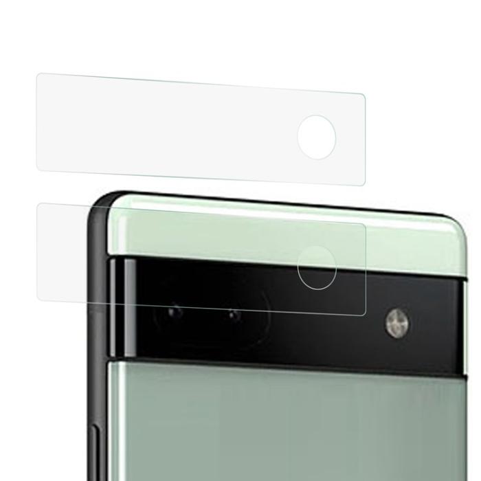 A-One Brand - [2-PACK] Google Pixel 6a Härdat glas Kameralinsskydd - Clear