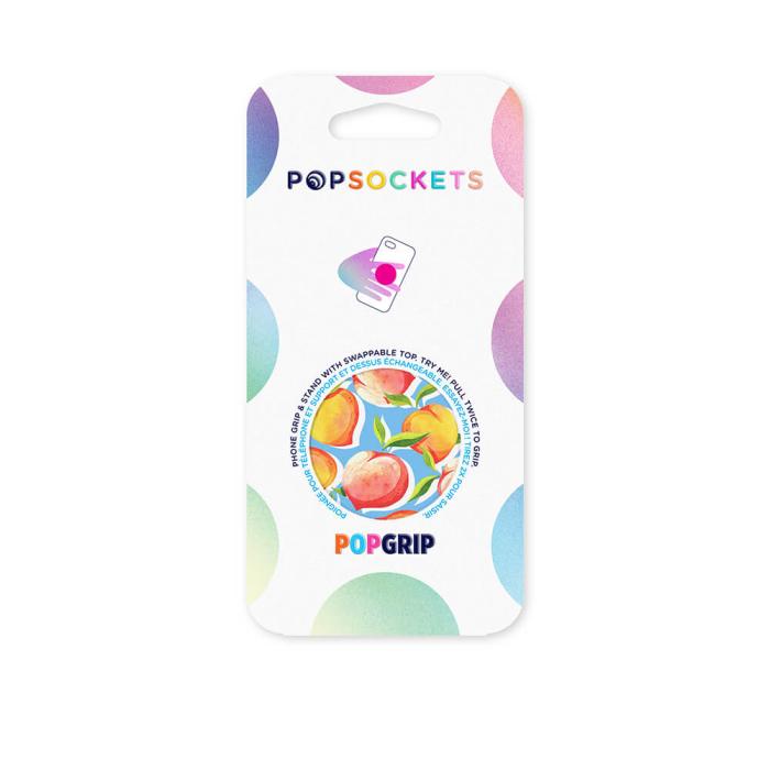 PopSockets - POPSOCKETS Just Peachy Gloss Avtagbart Grip med Ställfunktion