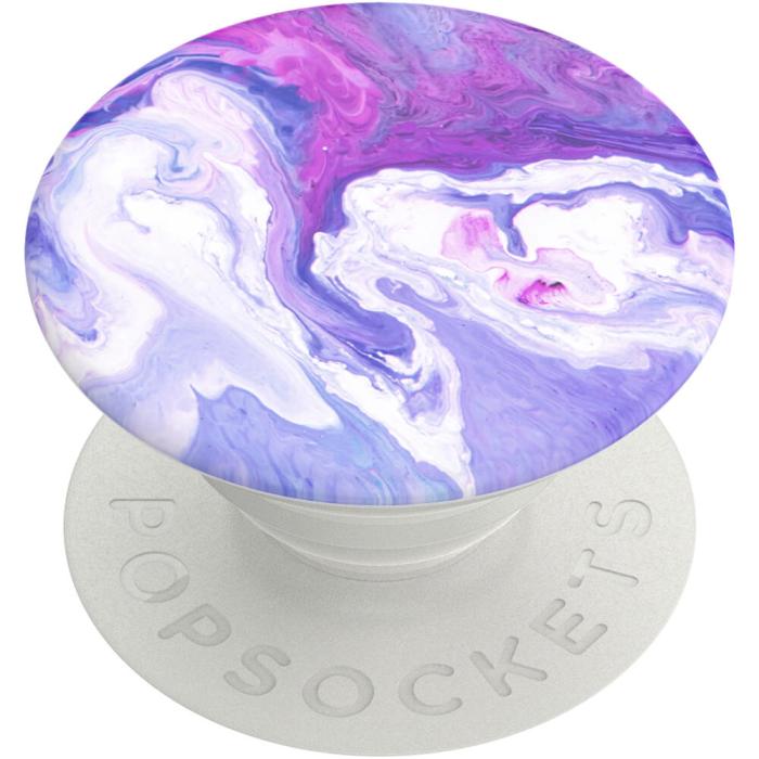 PopSockets - POPSOCKETS Lavender Flow Avtagbart Grip med Ställfunktion