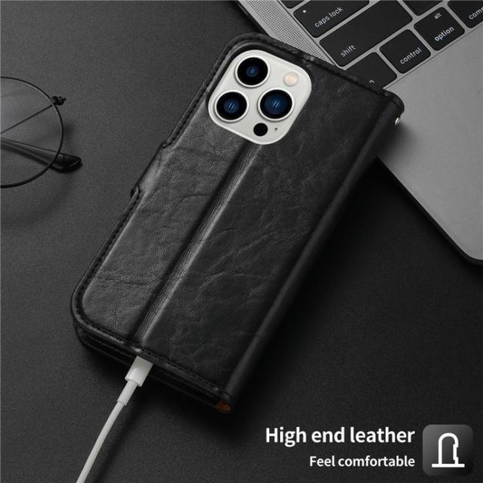 OEM - iPhone 15 Pro Max Plånboksfodral 2-in-1 Detachable - Röd