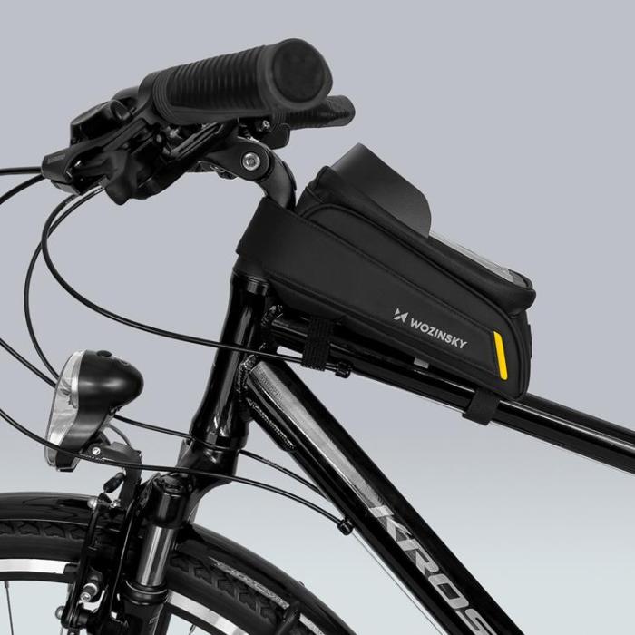 Wozinsky - Wozinsky Ram Cykelväska Telefonhållare 1l - Svart