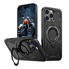 A-One Brand - iPhone 16 Pro Max Mobilskal MagSafe Hybrid Armor Trendy - Svart