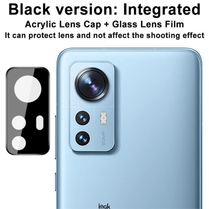 Imak - IMAK Kameralinsskydd i Härdat glas Xiaomi 12/12X - Svart