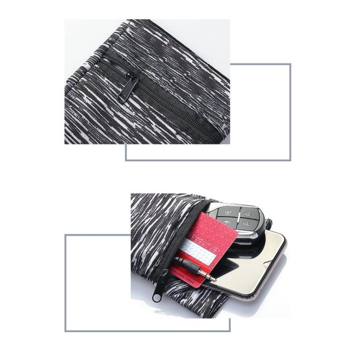A-One Brand - Fabric Armband Running Fitness - Camo Blå